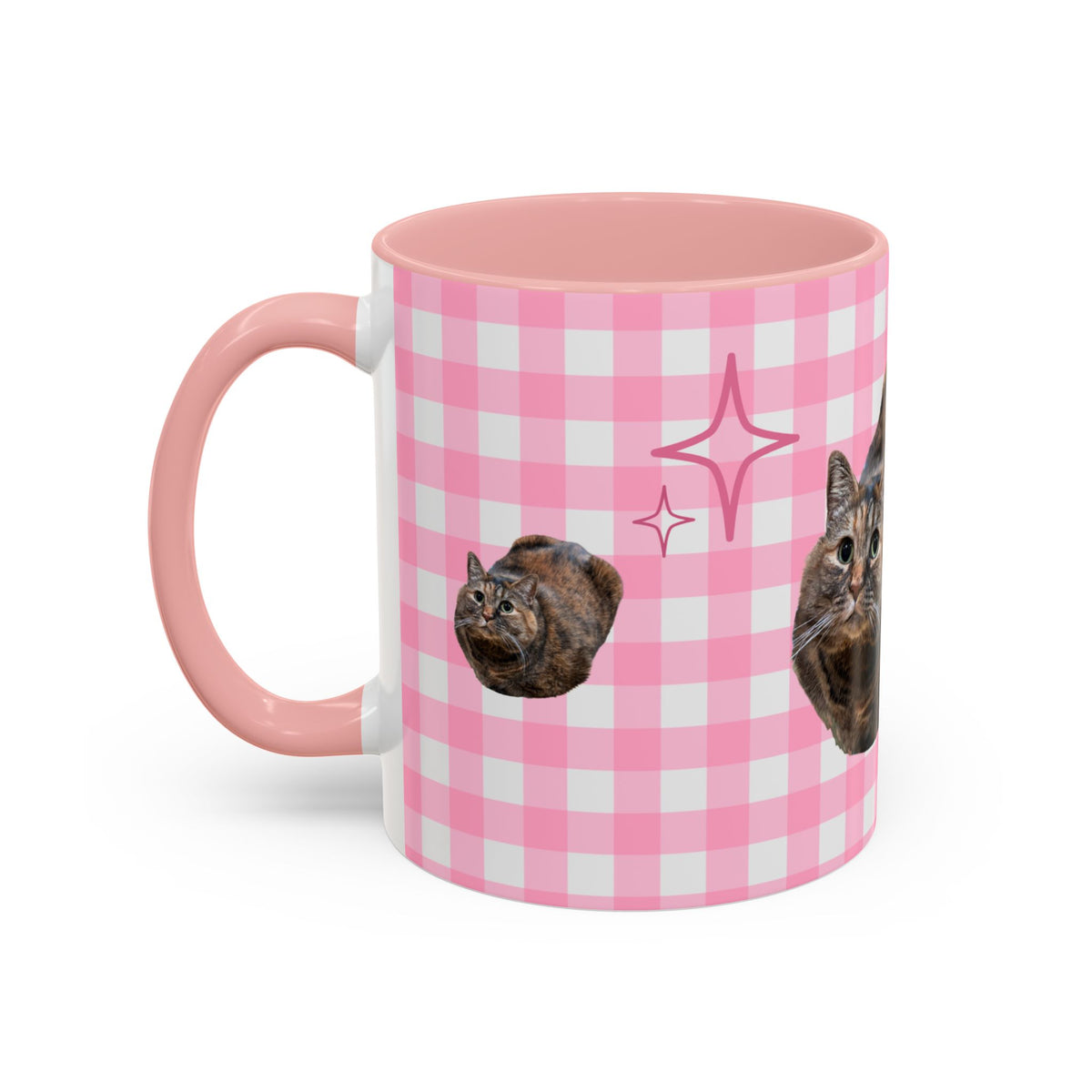 Pink Gingham Cami Coffee Mug – (11oz)