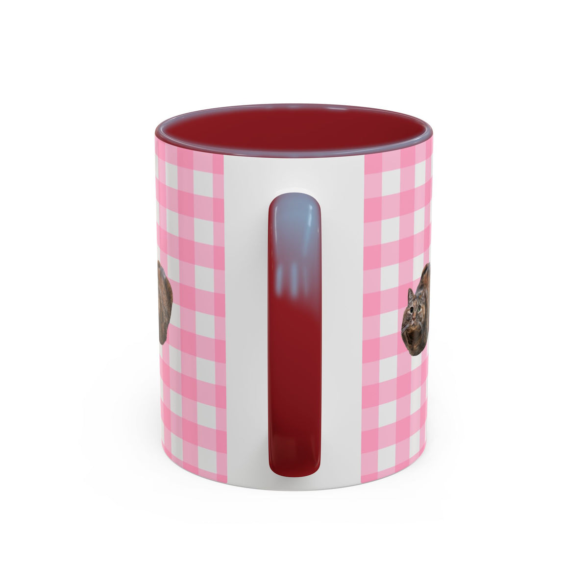Pink Gingham Cami Coffee Mug – (11oz)