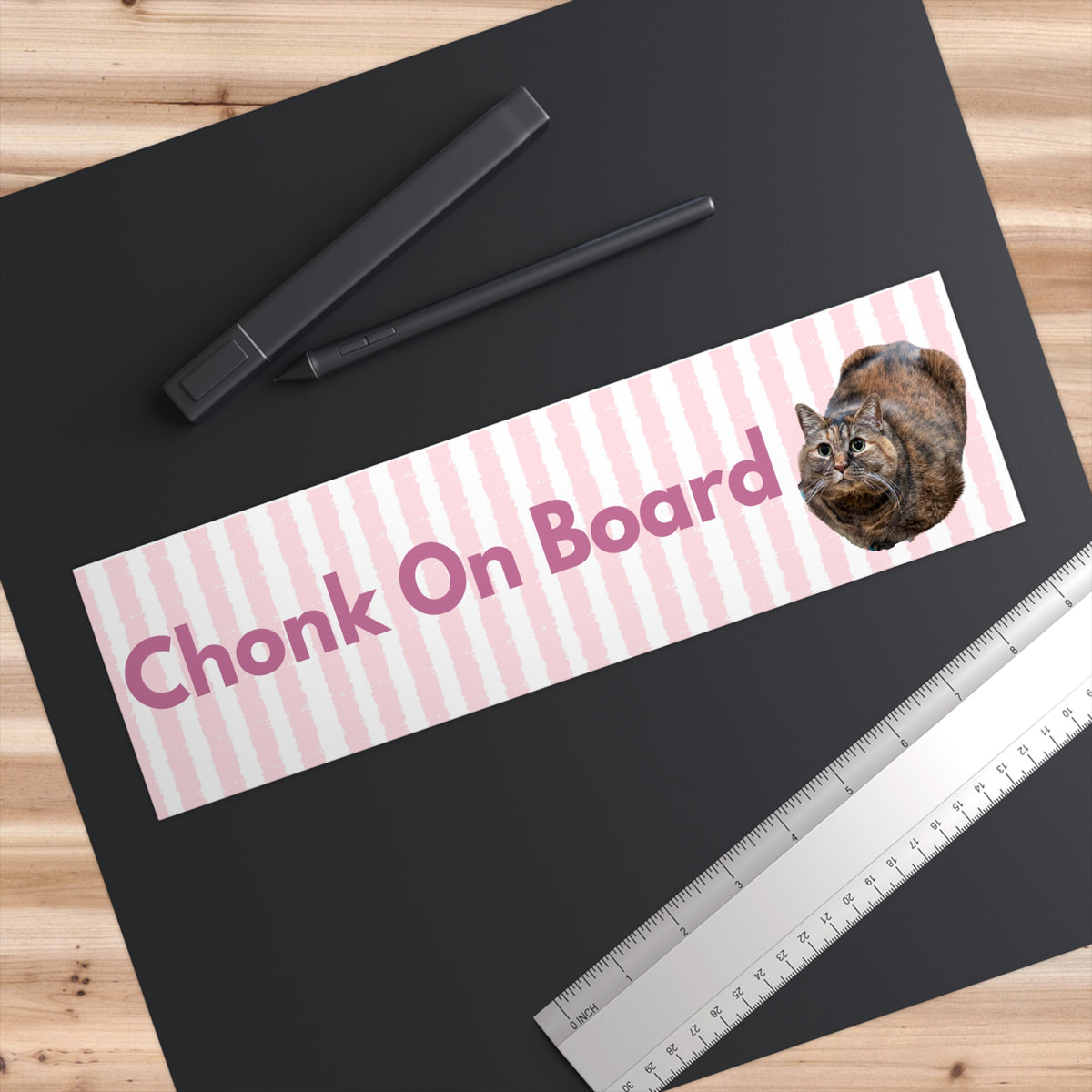 Cami Bumper Sticker - Chonk On Board