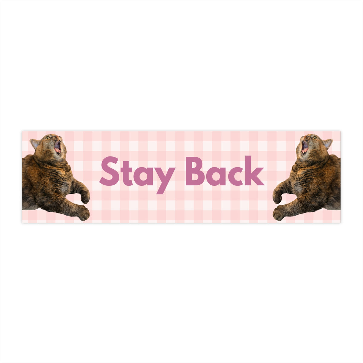 Cami Bumper Sticker - Stay Back
