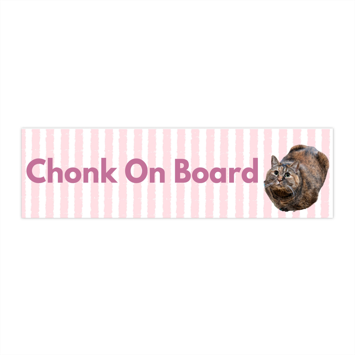 Cami Bumper Sticker - Chonk On Board