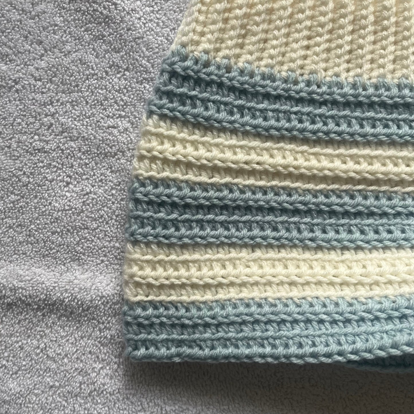 Crochet Mini Shorts Cream & Blue | Beach Outfit Mini Shorts | Summer Shorts | Y2K Mini Shorts | Hip Hugging Low Waisted