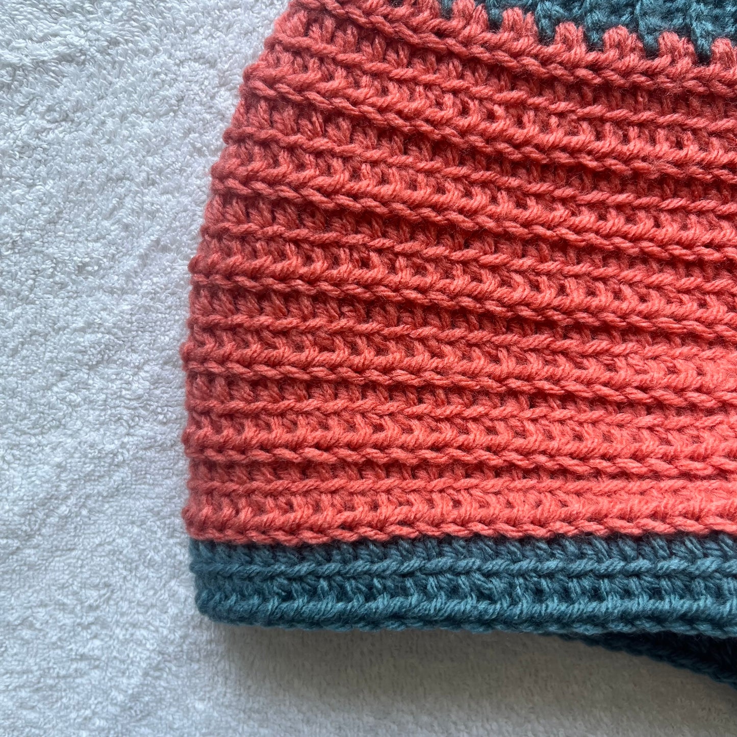 Crochet Mini Shorts Coral & Blue | Beach Outfit Mini Shorts | Summer Shorts | Y2K Mini Shorts | Hip Hugging Low Waisted