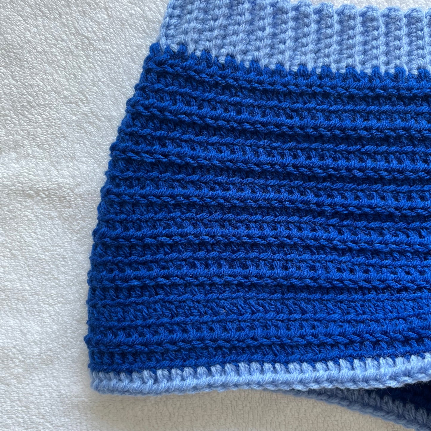 Crochet Mini Shorts Blue & Light Blue | Beach Outfit Mini Shorts | Summer Shorts | Y2K Mini Shorts | Hip Hugging Low Waisted