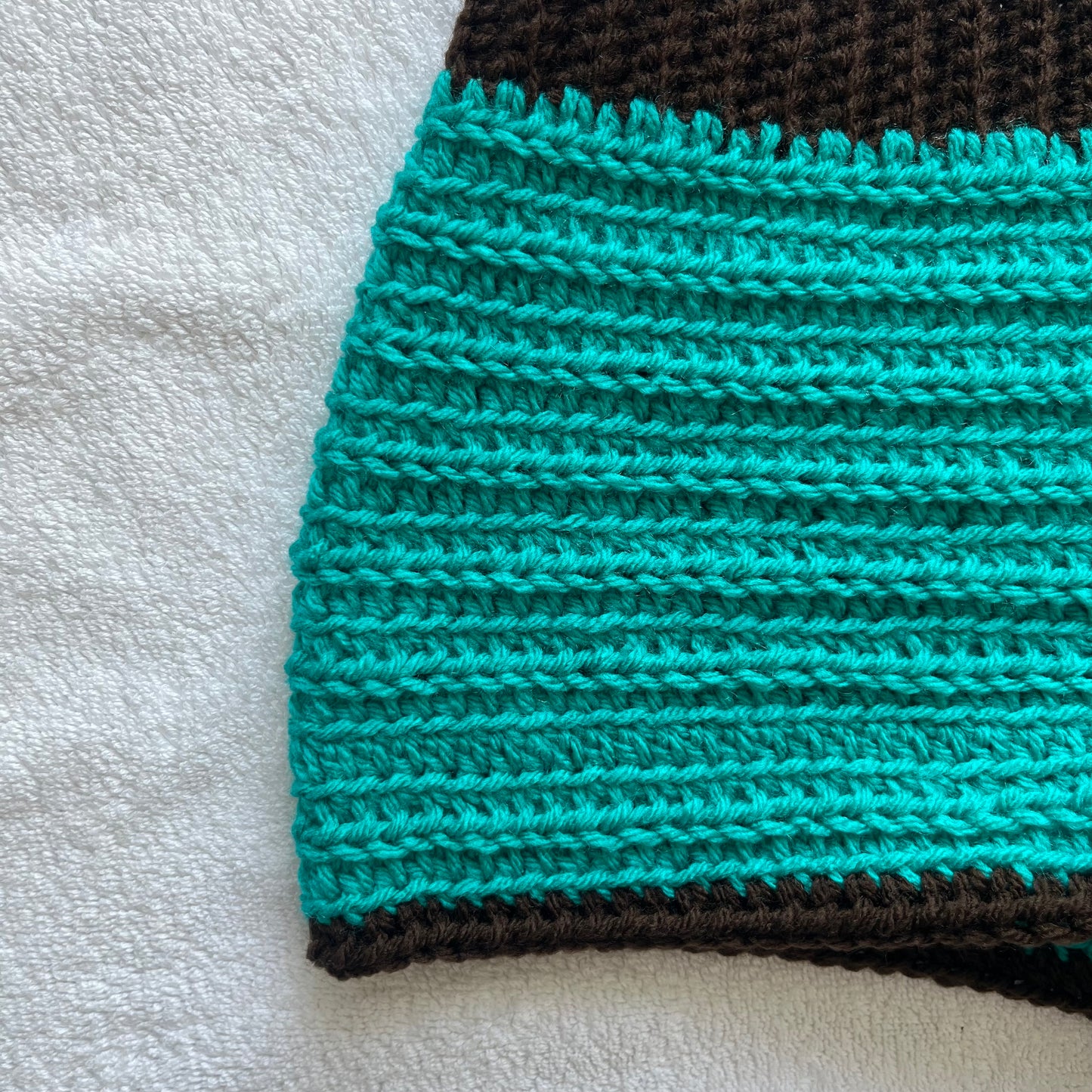 Crochet Mini Shorts Blue & Brown | Beach Outfit Mini Shorts | Summer Shorts | Y2K Mini Shorts | Hip Hugging Low Waisted