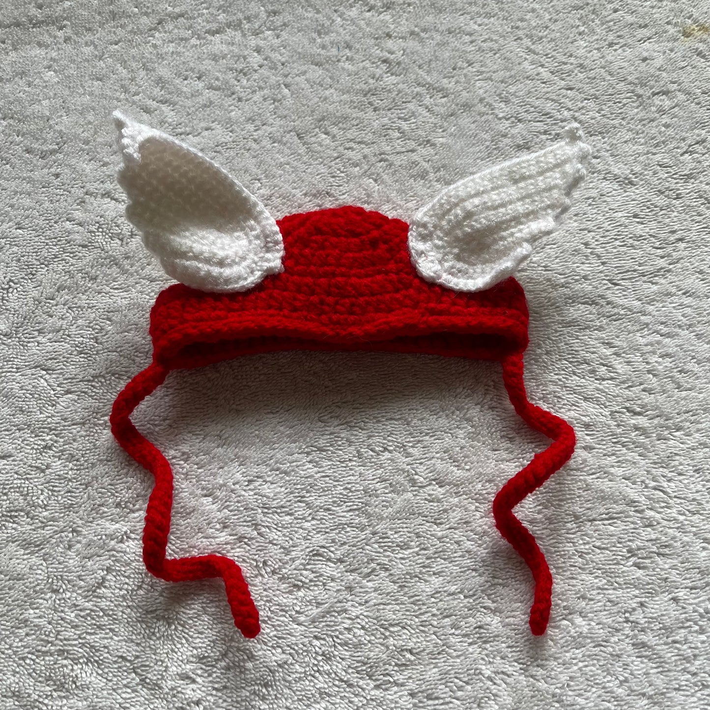 Red Angel Cat Hat