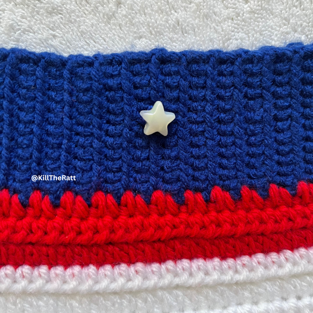 American Flag Crochet Mini Shorts | Red, White, Blue | Beach Outfit Mini Shorts | Summer Shorts | Y2K Mini Shorts | Hip Hugging Low Waisted