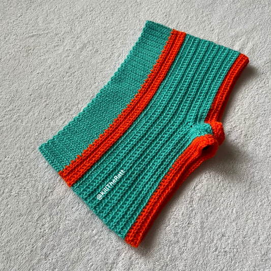 Crochet Mini Shorts Blue & Orange Stripes | Beach Outfit Mini Shorts | Summer Shorts | Y2K Mini Shorts | Low Waisted | Pajama Bottoms Set